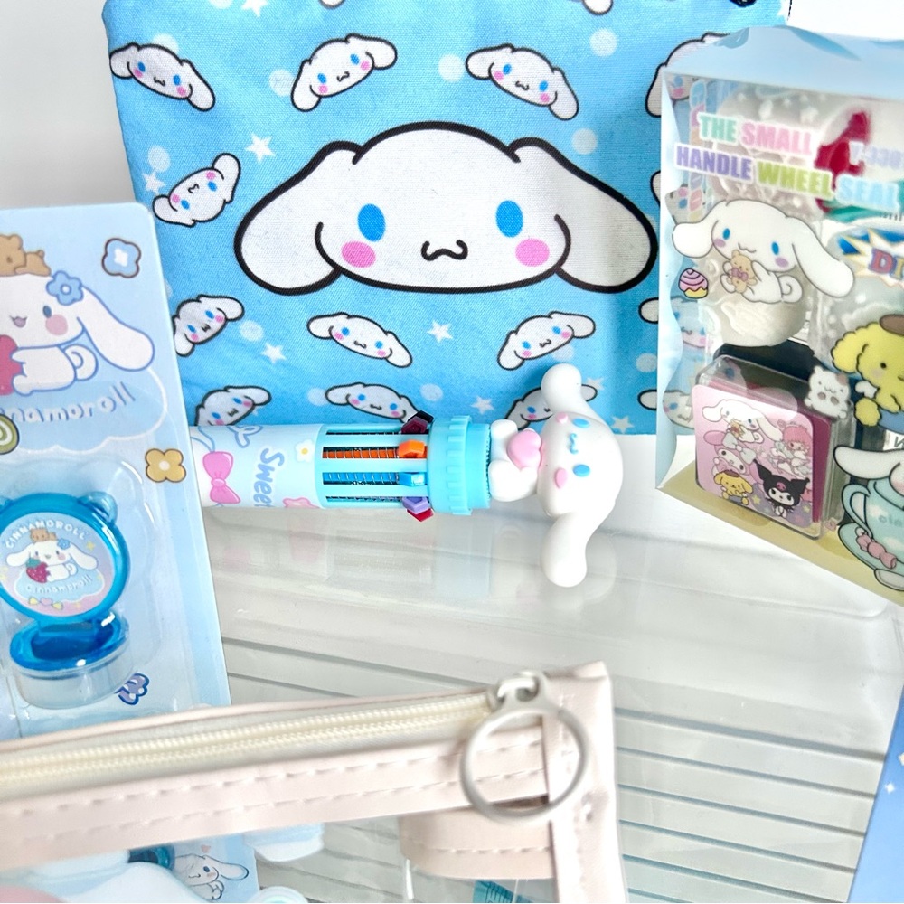 🩵(CIN328) Cinnamoroll Adorable 10-Piece Pencil Case Bundle! - Picture 6 of 11